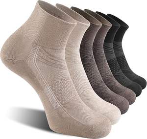 Calcetines Deportivos Transpirables de Punto para Hombre, Resistentes a Desgarros, con Spandex y Poliéster, Calcetines Deportivos Sólidos y Transpirables - Product Image 1