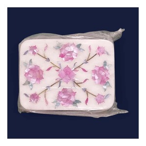 Caja de esteatita de producto superior de calidad pulida brillante Natural con material de nácar, uso para caja de almacenamiento de joyas, artículo de regalo - Product Image 4