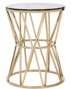 Mesa de Centro Moderna con Estructura Metálica Resistente y Acabado Protector con Recubrimiento en Polvo para Decoración del Hogar - Product Image 4