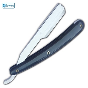 Rasoir de rasage réutilisable de qualité supérieure avec lames jetables, manche ergonomique, rasage précis et fluide, professionnel pour barbier et usage personnel - Product Image 1
