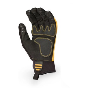 Anti-Vibration Safety Work <b>Gloves</b> Cut-Proof Best Quality Leather Heavy-Duty Adjustable Wristband Impact Level 3 <b>Gloves</b> - Product Image 6