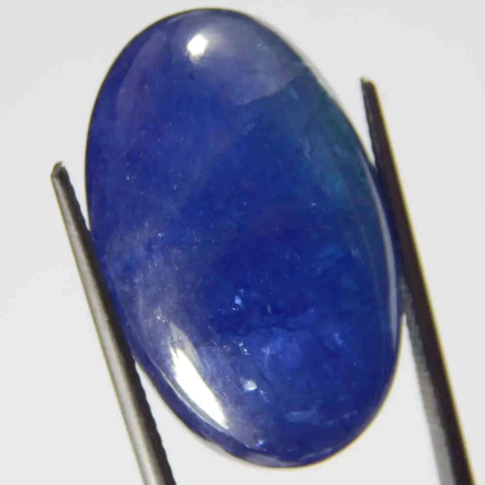 Plain Natural Tanzanite Cabochon Faceted Oval Loose Gemstone For Jewellery Making