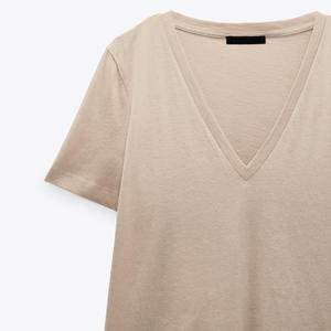 T-shirt Tendance Confortable à Manches Courtes Style Urbain Chic OEM 2026 – Coupe Classique Décontractée Moderne pour Tous les Jours à Prix Abordable - Product Image 3