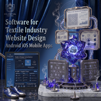Tekstil Endüstrisi Web Sitesi Tasarımı Android iOS Mobil Uygulamaları WordPress Shopify Eklentisi Yapay Zeka E-ticaret Yazılımı için Yapay Zeka Destekli ERP CRM Yazılımı