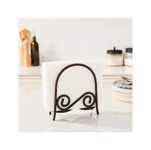 Decorative Iron Napkin Holder Stylish <b>Dining</b> Table Organizer Strong Durable Build Perfect For Restaurants Hotels Home <b>Kitchens</b> - Product Image 2