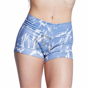 Shorts de yoga taille haute sans coutures à séchage rapide pour femme, effet push-up fessier, personnalisables pour le fitness, la gym et l'entraînement - Product Image 1