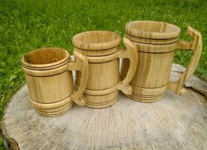 Excellent Quality Wooden Mug Handmade Solid Wood Coffee Tea Cup Reusable <b>Drinkware</b> for Restaurant Bar Hotel In Bulk Quantity - Product Image 2