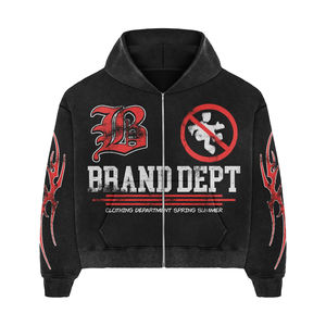 Chándal de invierno para hombre, talla grande, 2026 |   Diseño de Serigrafía en Negro |   Cómodo y Transpirable, Personalizado OEM - Product Image 5