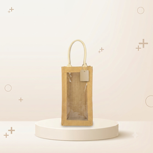 Bolsa de Yute Reutilizable Althea Ecobag con Logotipo Personalizado, Cierre con Cordón, Impresión Serigrafiada, Embalaje Sostenible para Regalos y Exhibiciones - Product Image 2