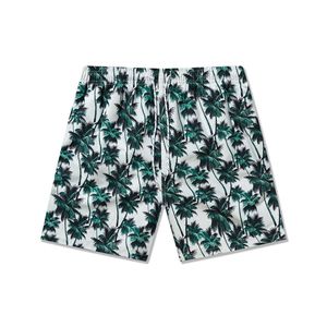 <b>Men</b> Hawaiian Print Swim Trunks Quick Dry Beach Board Shorts Tropical Palm Tree Swimwear OEM ODM Wholesale Pro - Product Image 5
