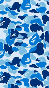 Casquette Snapback Unisexe à 6 Panneaux, Broderie 3D Bouche de Requin Camouflage Bleu, Effet Délavé, Chaînes, Réglable, Style Urbain Décontracté, Common Four - Product Image 4