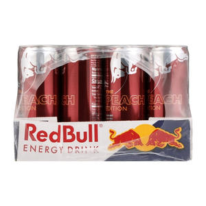 Bebida Energética Red Bull Edición Durazno 250ml, la Más Vendida, Bebida Estimulante en Venta, Edición Original Red Bull Durazno - Product Image 1