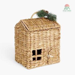 <b>Water</b> hyacinth basket <b>container</b> toys clothes storage woven hamper baskets baby room decoration - Product Image 3