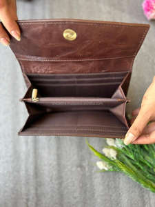 Nueva moda, sillín de cuero con herramientas a mano, manta, bolso con borlas, elegante, tallado a mano, cartera Floral de cuero, conjunto combinado para mujer - Product Image 6