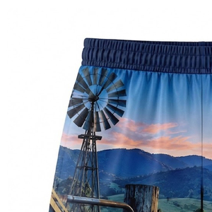 Shorts de sport haute performance pour la ferme, sublimés, personnalisés, légers, durables, anti-humidité pour activités sportives - Product Image 2