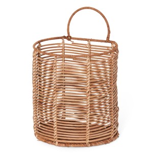Home wall decor & storage <b>wicker</b> hanging <b>basket</b> multi purpose braided rattan <b>baskets</b> for sale - Product Image 4