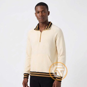Sudadera con Cierre de Cremallera GREEK TREASURES Alpha Solid 100% Algodón Felpa Bordada de Invierno para Hombre, Transpirable y de Secado Rápido, 500g, Venta al Por Mayor - Product Image 3