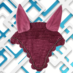 Premium Quinacridone Magenta Essential Horse Fly Veil Produit de soin pour chevaux - Product Image 4