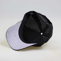 Gorra de Béisbol Deportiva Impermeable con Logotipo Personalizado al por Mayor, Gorra de Golf Unisex, Gorra Deportiva con Orificios Cortados con Láser, 100% Perforada