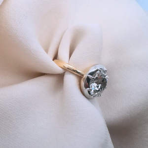 IGI/GIA Lab Grown Cut Diamond Vintage 14k Jaune Mariage/Bague de fiançailles Unisexe Fine Or Blanc Anniversaire Digne de Fête - Product Image 4