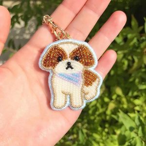 Stylish Beaded Keychain Charm Trendy Cute Pendant for Women And Girls At <b>Cheap</b> Price - Product Image 6