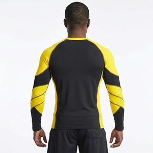 2026 <b>Men</b> MMA <b>Compression</b> Long Sleeve Rash Guard Lightweight Breathable Quick Dry Custom Logo Wrestling Winter Sports - Product Image 5