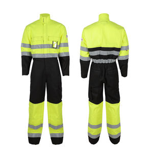 ชุดคลุมทำงานแบบมองเห็นได้ชัดระดับพรีเมียม ชุดคลุมทำงานแบบมองเห็นได้ชัดสำหรับผู้ชาย ราคาประหยัด สวมใส่สบาย - Product Image 5