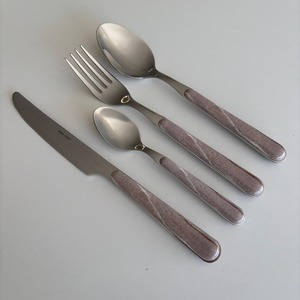 Modern <b>Marble</b> Handle Cutlery <b>Set</b> Stainless Steel Flatware Spoon Fork Knife <b>Set</b> Stylish Dining Utensils Durable Kitchen <b>Set</b> - Product Image 2