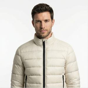 Nuevo estilo para hombre, resistente al agua, empacable con capucha, acolchado, brillante, Burbuja, chaqueta acolchada, pluma de plumón de pato - Product Image 1