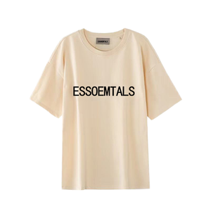 Custom Wholesale Men's Front Logo 230g 100% Cotton Jersey Knitted Solid Color Casual T-<b>Shirts</b> - Product Image 1