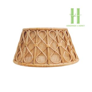 Falda de árbol de Navidad personalizada con elegante diseño de jacinto de agua, collar de árbol marrón plegable de HNH Craft Manufacturer - Product Image 5