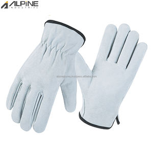 Gants en cuir noir pour femmes avec fonction anti-impact Gants de conduite d'hiver chauds compatibles avec l'écran tactile - Product Image 2