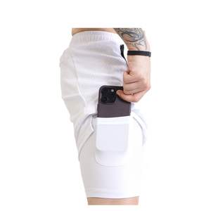 Pantalones Cortos Deportivos Personalizados al por Mayor para Hombre, de Doble Capa, de Secado Rápido, Transpirables, para Gimnasio, Fitness, Running - Product Image 4