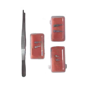 Pinzas microvasculares Pissco con fórceps, instrumentos de cirugía vascular, pinzas para vasos sanguíneos, juego de pinzas quirúrgicas vasculares, 7 piezas - Product Image 3