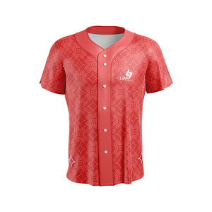 Camisetas de Béisbol Unisex para Adultos, Manga Corta, Estampado 3D en Relieve, Transpirables, Antibacterianas, 220g, Poliéster, Uniformes para Equipos de Béisbol - Product Image 5