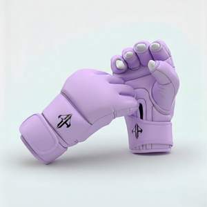 Gants de boxe haut de gamme pour hommes adultes, en cuir PU de qualité supérieure, avec fermeture lacée au poignet, par RIVIAN ATLANTIC - Product Image 1