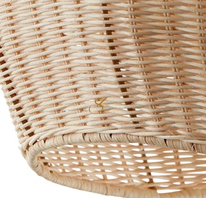 Luxury Natural Rattan Lampshade Large Wave Drum Woven Bamboo Pendant <b>Light</b> Fixture High Quality Hanging <b>Chandelier</b> - Product Image 4
