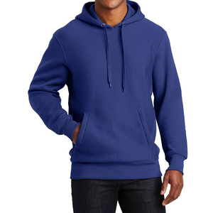 Factory Direct Winter Men's Pullover Hoodie Custom Printed Solid Lined Fleece <b>Waterproof</b> Breathable Regular Fit - Product Image 1
