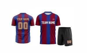 Conjunto de Uniforme de Fútbol con Logotipo Personalizado, Camiseta y Pantalones Cortos Transpirables, Kit Deportivo de Alto Rendimiento para Equipos y Clubes - Product Image 5