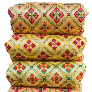 Tela bordada con lentejuelas única en stock para accesorios de niños, suministro de material decorativo - Product Image 1