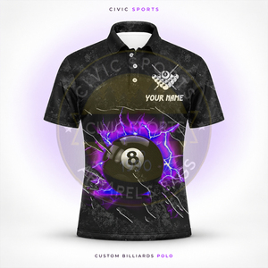 Camisetas de Equipo de Piscina para Hombre, Personalizadas, Digitales, Transpirables, de Secado Rápido, 100% Poliéster, de Alta Calidad - Product Image 3