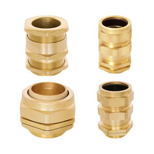 Prensaestopas de latón de grado superior sin grietas, de fácil ajuste con tuerca de seguridad para cables blindados, prensaestopas separable - Product Image 4