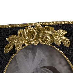 Cornice Vintage 8x1x9 in nero & oro Design classico per la visualizzazione dei ricordi - Product Image 3