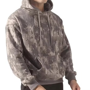 Sweats à capuche délavés pour hommes, hiver, impression numérique, vente en gros, dernier design, vintage, service OEM, respirants - Product Image 1