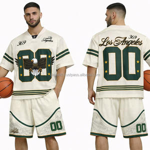 Camiseta Deportiva Oversize de Fútbol Americano en Cuero Sintético Negro con Estampado Personalizado Blanco, Manga Corta, Estilo Urbano y Inspiración Moto - Product Image 2