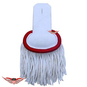 Epaulettes Blancos de la Mejor Calidad con Flecos, Epaulettes Franceses Estilo Napoleón, Ecológicos - Product Image 2