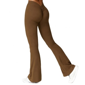 Leggings évasés pour femmes, pantalon de yoga taille haute, extensible, pour l'entraînement sportif, la gym, le fitness et l'exercice - Product Image 1