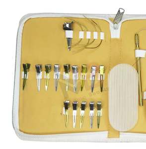 Kit Complet Tout-en-un d'Outils d'Installation d'Extensions Capillaires avec Pinces en Acier, Aiguilles, Boucles et Pinces à Cheveux pour le Séquençage - Product Image 3