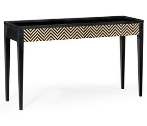 Stylish Bone Inlay <b>Console</b> <b>Table</b> With Intricate Handmade Patterns For Contemporary Home Spaces - Product Image 1