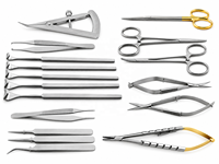 Kit de chirurgie d'encéphalotomie, instruments d'ophtalmologie, outils chirurgicaux médicaux professionnels manuels